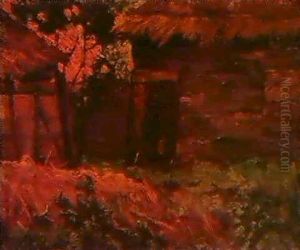 "la Chaumiere En Bois Dans La Foret" "la Chaumiere En Bois Dans La Foret"