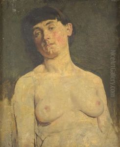Portrait Of A Young Women by Charles Gogin