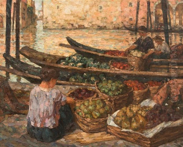 Fruit And Vegetables Market In Venice - view 1