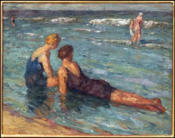 Woman On The Beach - view 1