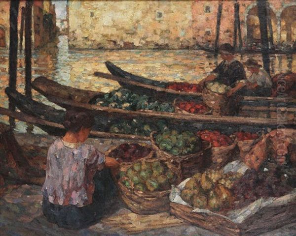 Marchands De Fruits A Venise - view 1