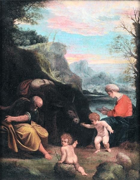 The Rest On The Flight Into Egypt - view 1