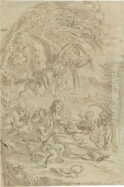 Rest On The Flight Into Egypt - view 1