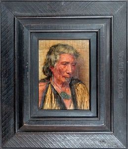 Rakapa - An Arawa Chieftainess by Charles Frederick Goldie