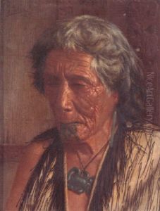 Memories - Rakapa Au Anawa Chieftainess by Charles Frederick Goldie
