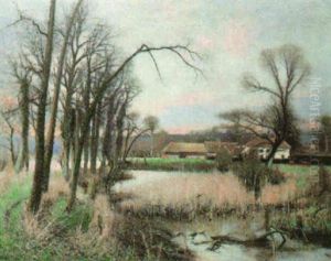A Reedy Pool by Walter H. Goldsmith