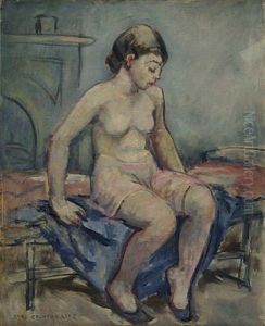 Seated Nude by Anne Wilson Goldthwaite