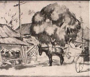 Chinaberry Trees by Anne Wilson Goldthwaite