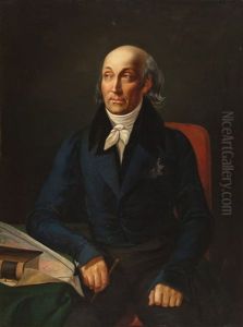 Portrait Des Grafen Michail Michailowitsch Speranski by Wilhelm Alexandrowitsch Golicke