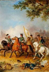 The Battle Of Poltava by Wilhelm Alexandrowitsch Golicke