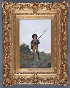 Franco-prussian War Mercenary by Paul Louis Narcisse Golleron
