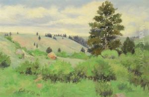 Wyoming Landscape by Elling William Gollings