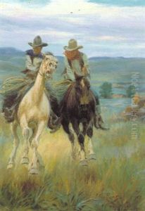 Range Riders by Elling William Gollings