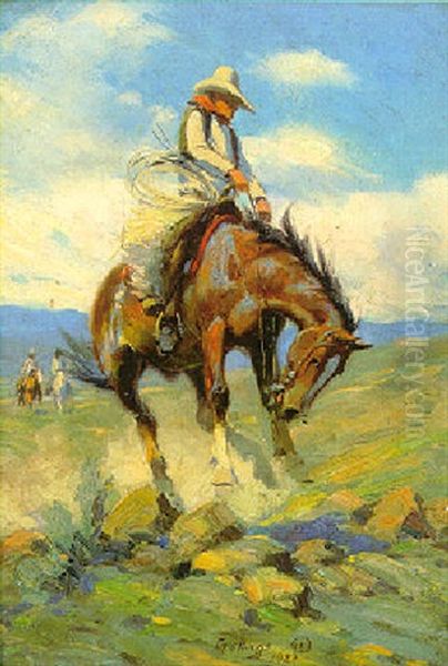 The Bronc Buster - view 1