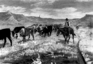 Trail Drive by Elling William Gollings