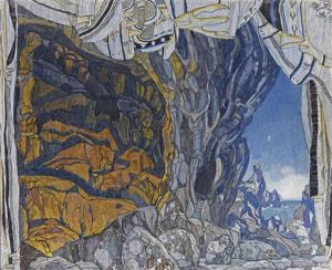 Stage Design For Orphee: Act Ii by Aleksandr Jakovlevic Golovin