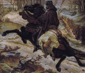 Slavic Count And A Female Captive by Aleksandr Jakovlevic Golovin