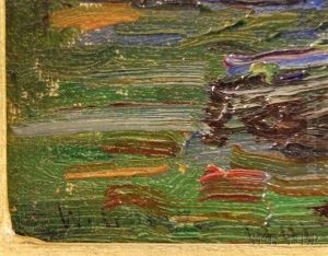 Landscape By A Lake by Walter Goltz