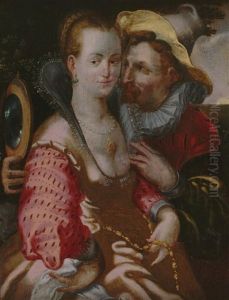 Allegorie Des Gesichtssinns by Goltzius Hendrick