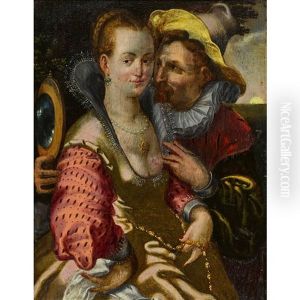 Allegorie Des Gesichtssinnes by Goltzius Hendrick