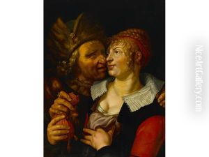 Unequal Lovers by Goltzius Hendrick