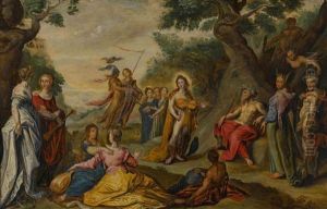 Das Urteil Des Midas by Goltzius Hendrick