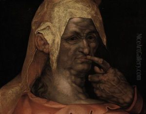 Head Of A Grotesque (study)