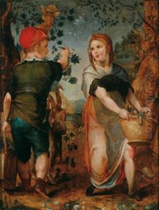Allegorie Des Herbstes by Goltzius Hendrick