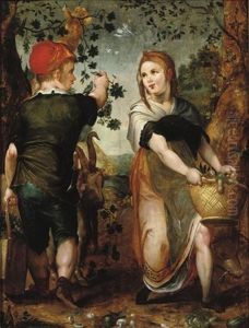 An Allegory Of Autumn by Goltzius Hendrick