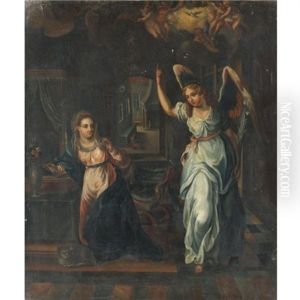 The Annunciation by Goltzius Hendrick