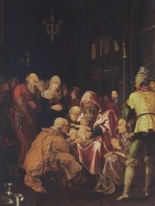 The Circumcision Of Christ by Goltzius Hendrick