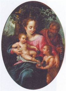 The Holy Family With The Infant Saint John The Baptist