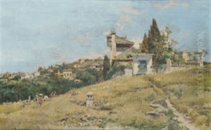 Paisaje Granadino by Antonio Gomar y Gomar