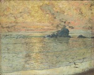 Sunset Over The Ocean by Guillermo Gomez Gil