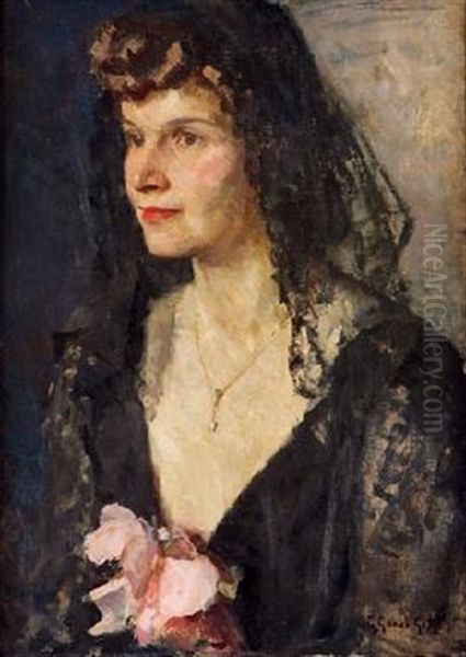 Mujer Con Mantilla - view 1