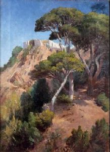 Paisaje by Eugenio Gomez Mir