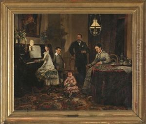 Retrato De La Familia De Jose Lopez
