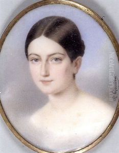 Portrait De Jeune Fille by Paul Gomien