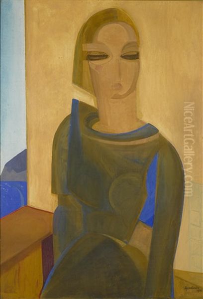 Jeune Femme Assise - view 1