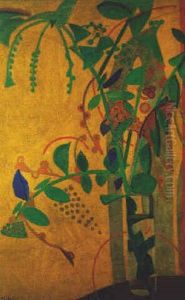 Fleurs Et Feuillages by Emmanuel Gondouin