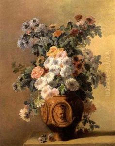 Still Life With Flowers by Clement Gontier
