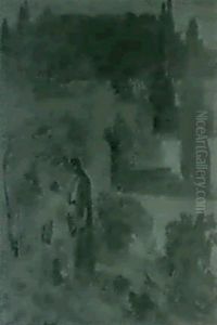 Scene De Vendanges by Clement Gontier