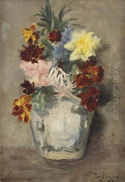 A Bouquet Of A Daffodil And Various Other Flowers - view 1