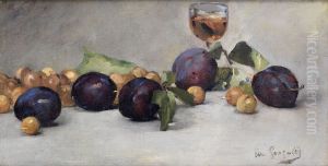 Prunes, Raisins Et Verre D'eau Prunes, Raisins Et Verre D'eau
