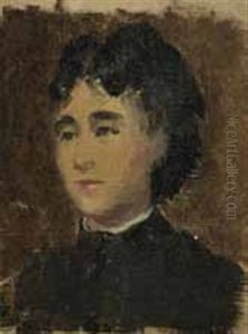 Portrait De Femme by Eva Gonzales