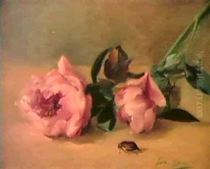 Les Pivoines Et Le Hanneton by Eva Gonzales