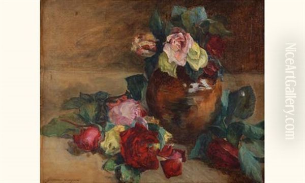 Jete Et Bouquet De Roses - view 1