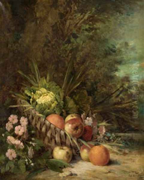 Bodegon De Fruta En Paisaje - view 1