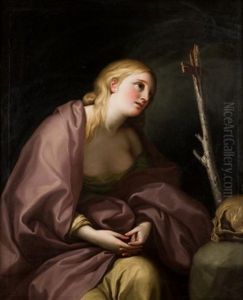 Maria Magdalena En El Desierto by Antonio Gonzalez Velazquez