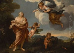 Jupiter Y Juno by Antonio Gonzalez Velazquez